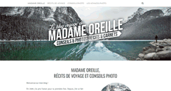 Desktop Screenshot of madame-oreille.com